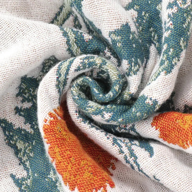 DecorBites™ Cotton Leisure Blanket: Luxury Soft Blanket for Summer, Single/Double Bedspread, Sofa Towel - Nordic Home Decor
