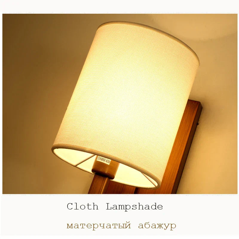 DecorBites™ Chinese Lantern Cloth Wall Light for Bedroom, Corridor, Aisle, Restaurant