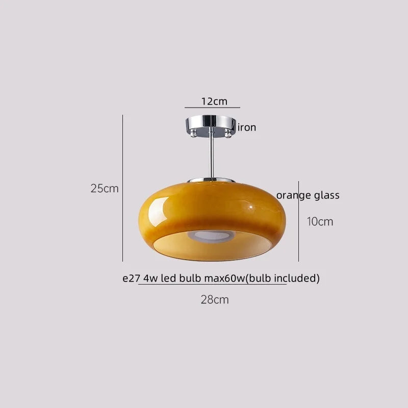 DecorBites™ LED Wood Acrylic Ceiling Lamp Modern Art Decor Light Fixture