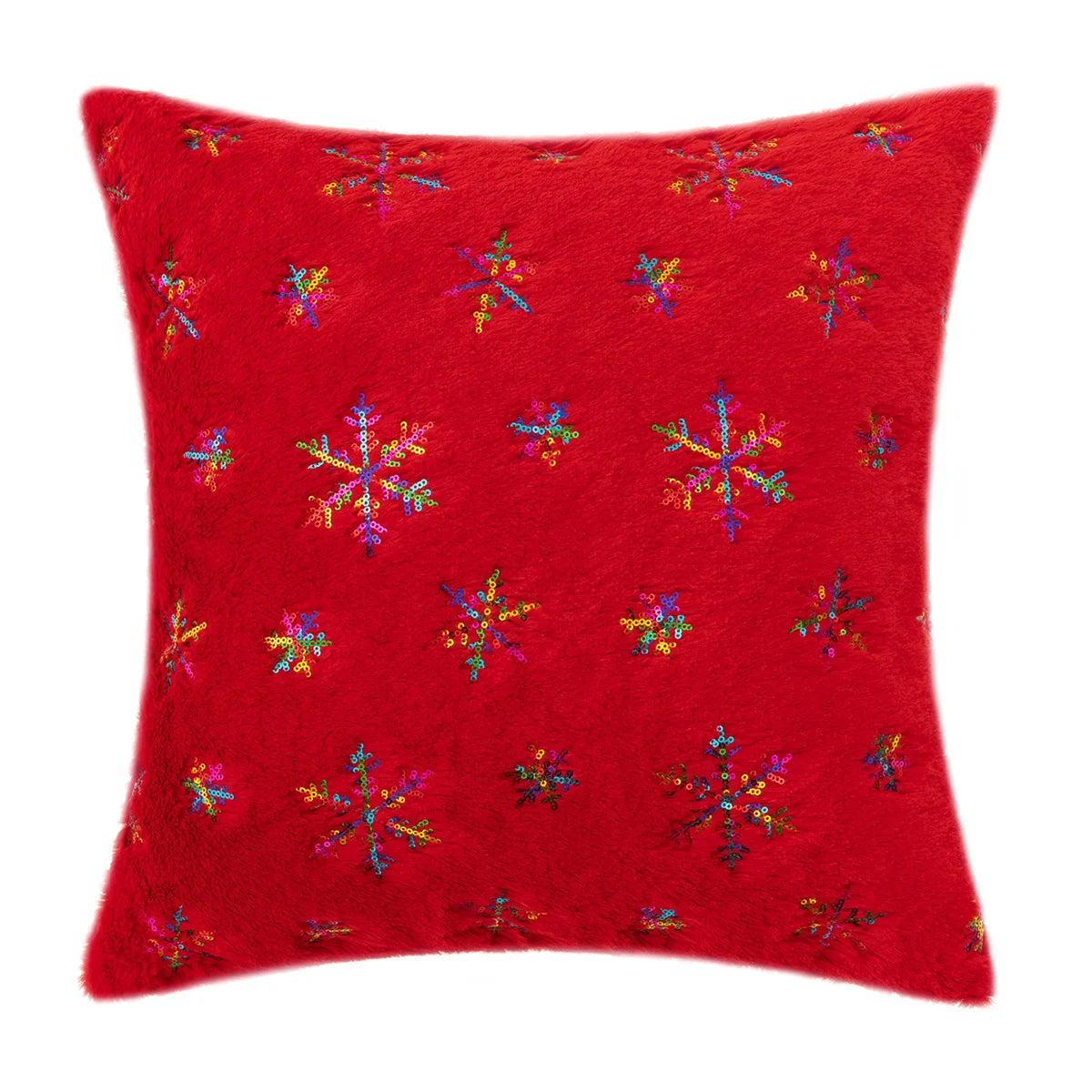 DecorBites™ Bronzed Feather Style Plush Pillowcase - Festive Home Decor