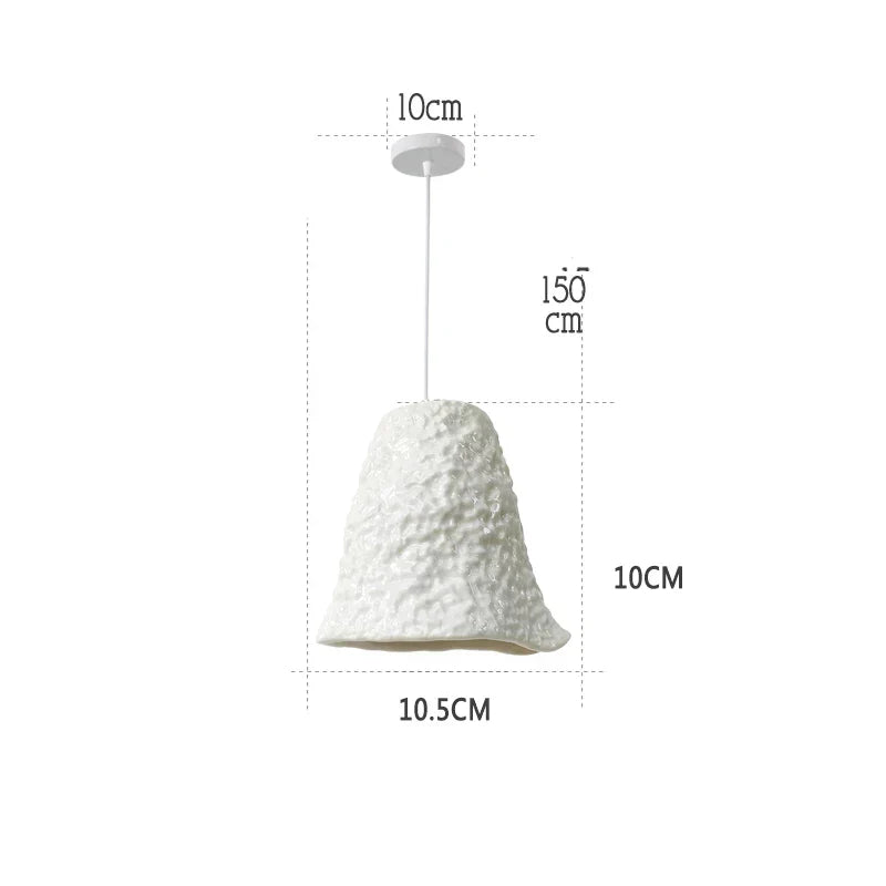 DecorBites™ Ceramic LED Pendant Lights: Nordic Teapot Design for Modern Living and Kitchen.
