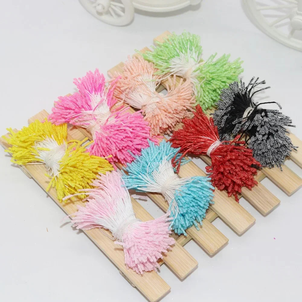 DecorBites™ 200pc Mini Flower Stamen Pistil Wedding Decoration DIY Artificial Cards Flowers