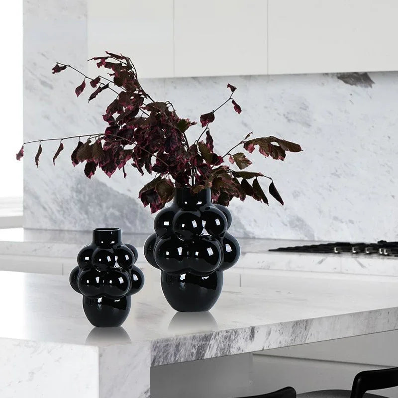 DecorBites™ Glass Vase Grape Geometric Hydroponic Planter Home Decoration