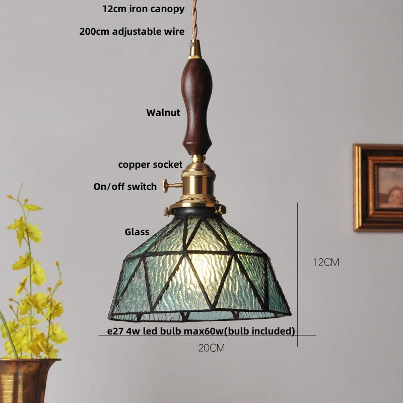 DecorBites™ Glass Flower LED Pendant Light Fixture for Modern Luxury Home Decor