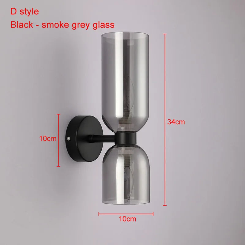 DecorBites™ Glass Ball LED Wall Lamps - Nordic Modern Wall Lights for Bedroom, Bathroom, Staircases