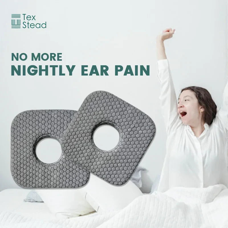 DecorBites™ Ear Guard Pillow: Side Sleeper's Solution for CNH, O-Shaped Support Pillow