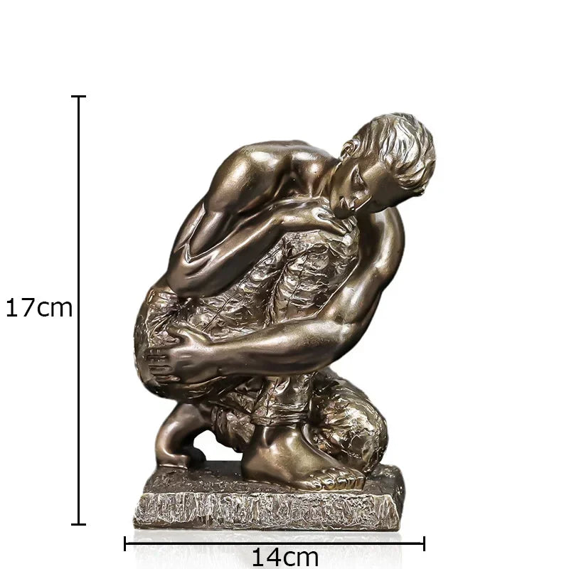 DecorBites™ Creative Thinker Modern Sculpture Decor Ornament for Desk and Room Aesthetics