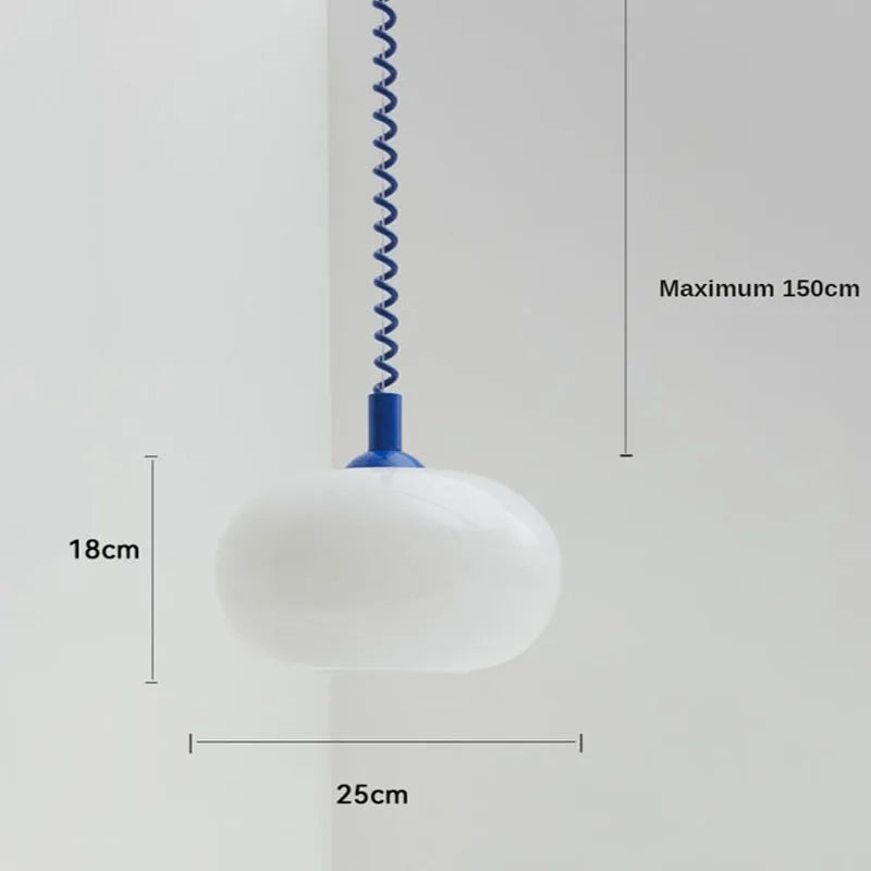 DecorBites™ Bauhaus Glass Chandeliers Nordic Pendant Lights for Bedroom Living Room Dining Room Restaurant