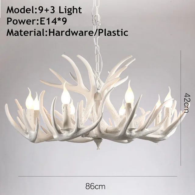 DecorBites™ Antler Pendant Chandelier for Home Decor and Lighting Fixtures
