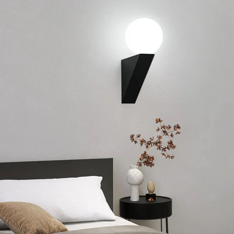DecorBites™ Glass Ball Modern G9 LED Wall Sconce, 9W Indoor Wall Lamp for Bedroom Living Room