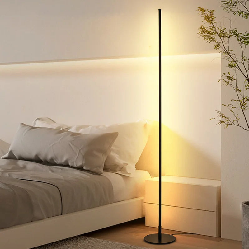 DecorBites™ LED Floor Lamp 15W Aluminum Iron Paint Black/White Living Room Bedroom Lighting