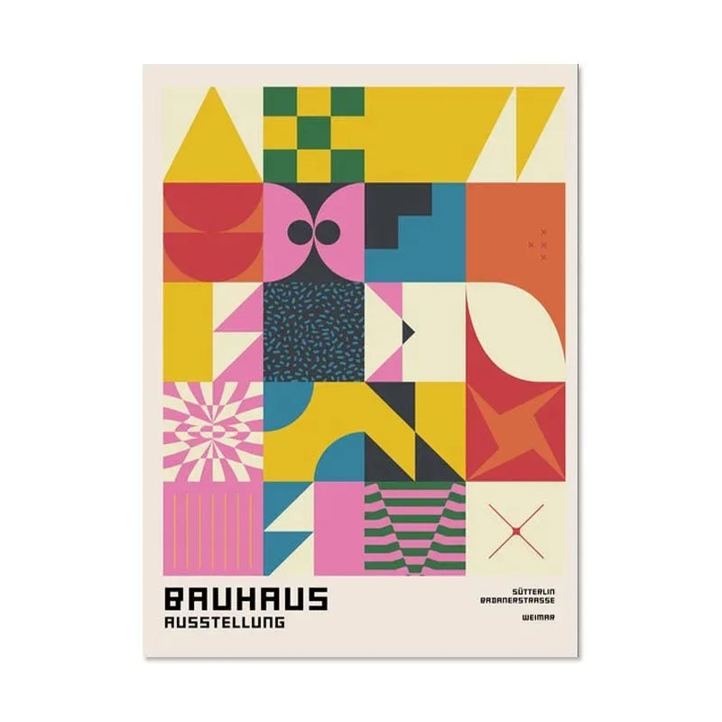 DecorBites™ Modern Black & White Exhibition Canvas Print