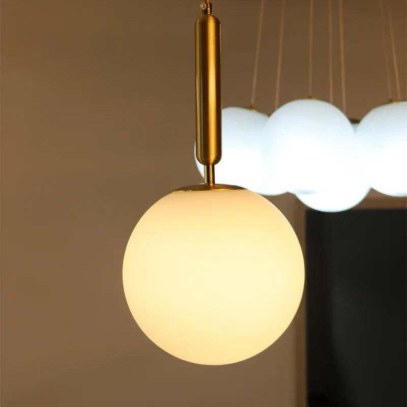 DecorBites™ Glass Chandelier Pendant Light for Modern Restaurant Decor