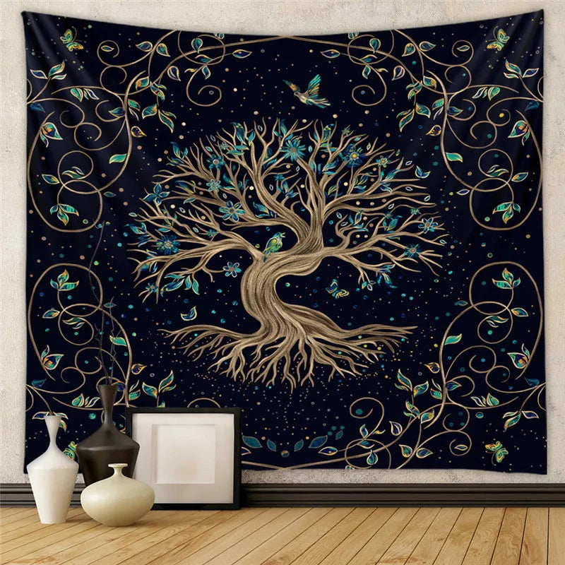DecorBites™ Bohemian Decorative Tapestry Yoga Mat Sofa Blanket