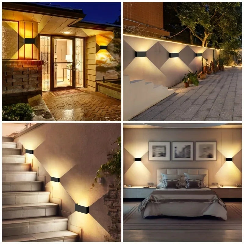 DecorBites™ 24W LED Wall Light Up Down Adjustable Beam Cold IP65 Modern