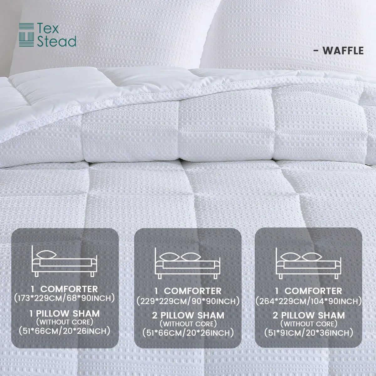DecorBites™ All Season Bed Comforter for Winter Warmth, Machine Washable