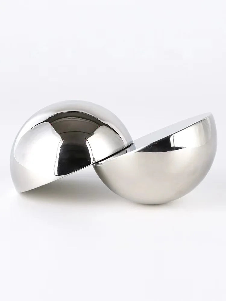 DecorBites™ Geometric Glass Ball Trinket Home Decor Figurine