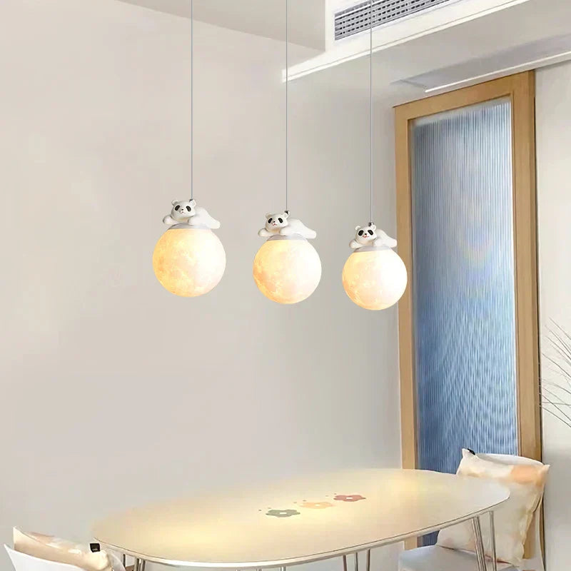DecorBites™ Bear Bedroom Wall Lamp: Modern Chandelier for Living Room, Study & Dining Room