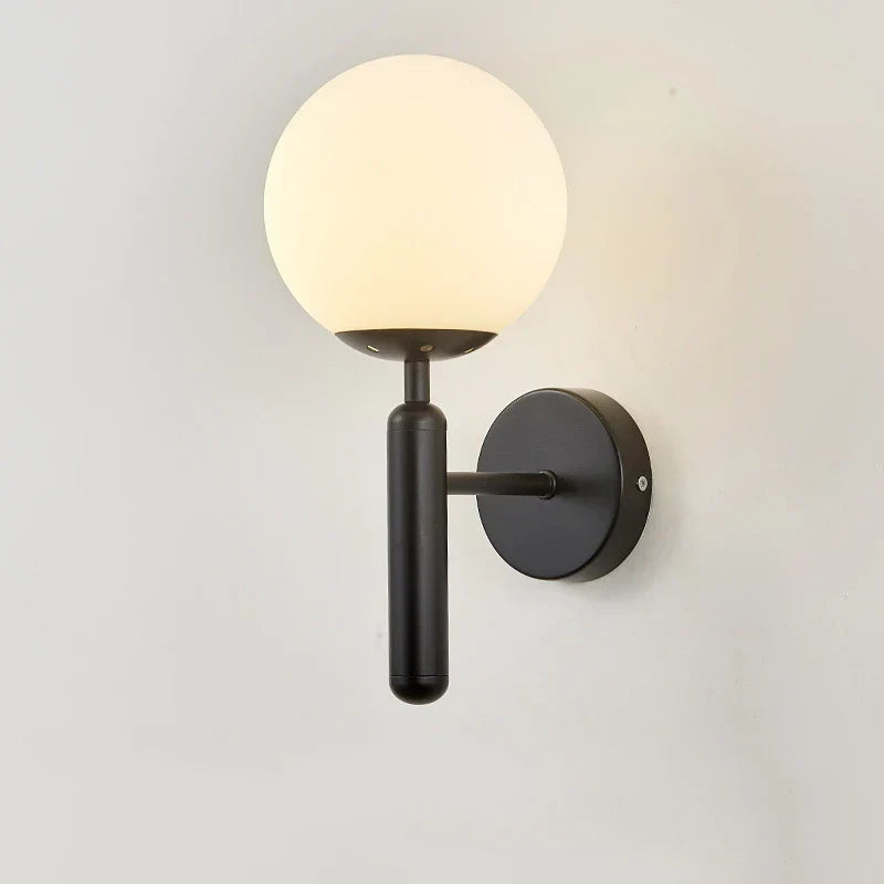 DecorBites™ Glass Ball Wall Lamp: Modern Metal Wall Lights for Home Living Room Bedroom Decoration