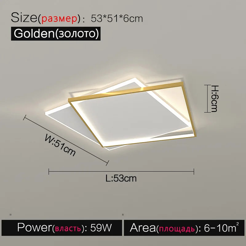 DecorBites™ LED Ceiling Lamp Set - Modern Minimalist Nordic Bedroom Living Room Lighting