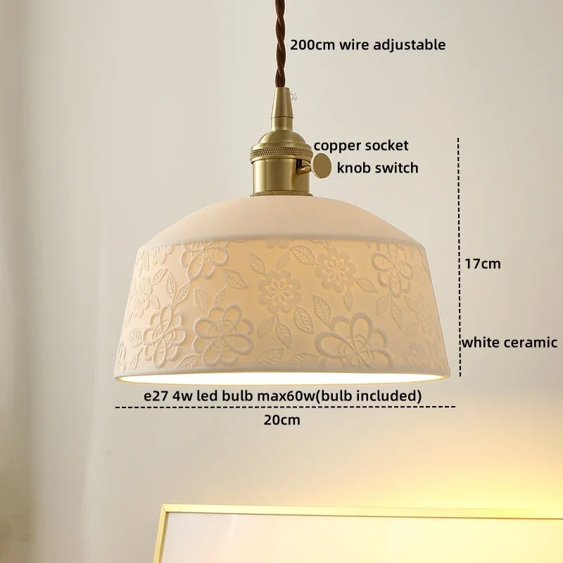 DecorBites™ LED Hanging Lamp Modern Style Nordic Pendant Lights Fixtures for Bedroom Living Room