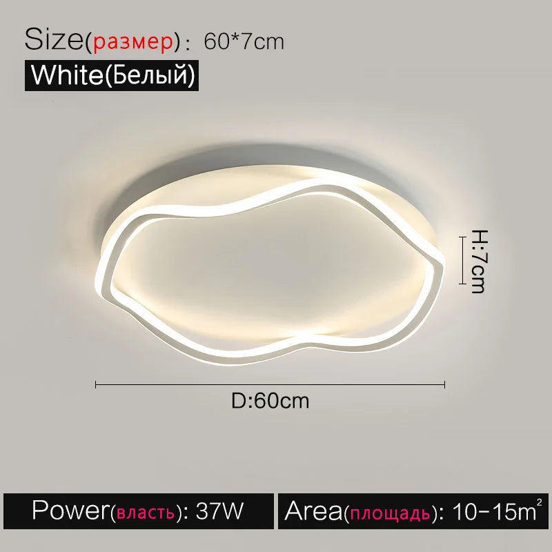 DecorBites™ Bedroom Ceiling Lamps: Modern LED, Master Bedroom Minimalist, Ins Style