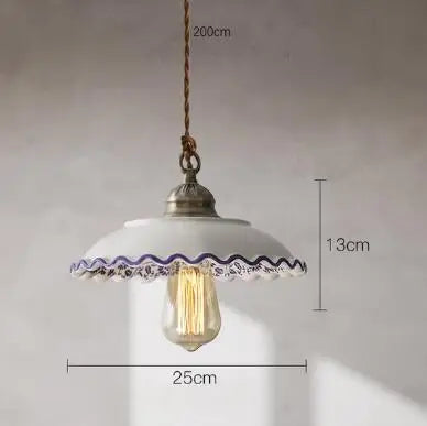 DecorBites™ Blue Glass Pendant Lights for Bedroom Dinning Living Room