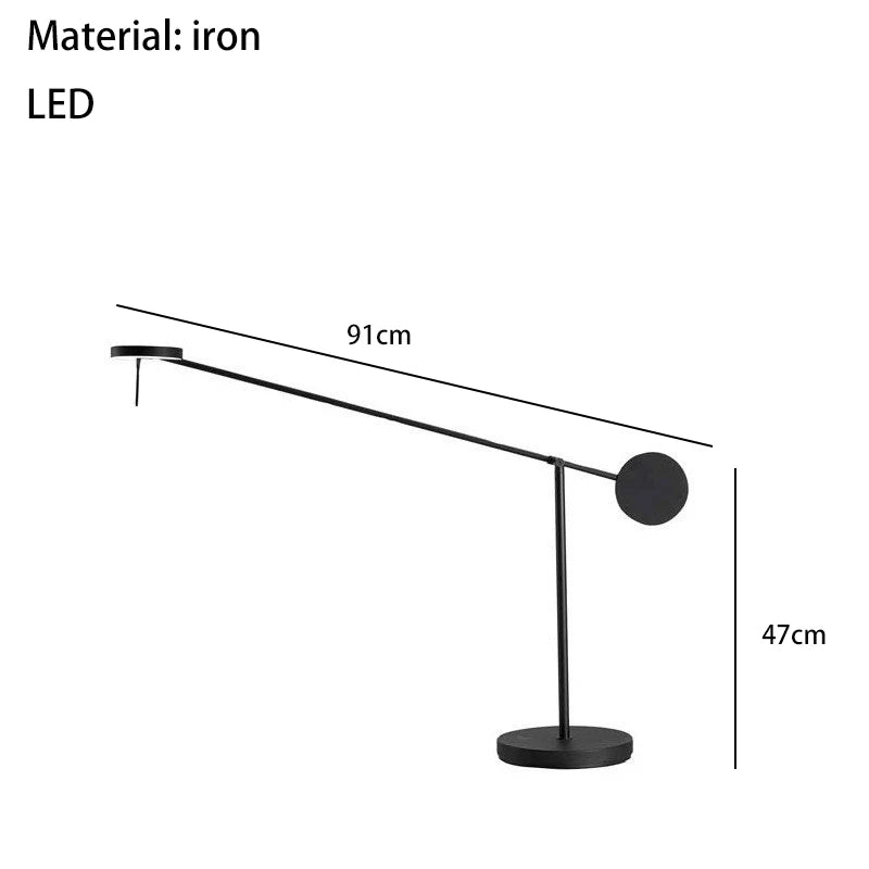 DecorBites™ Black Metal LED Pendant Light: Minimalist Living Room Fixture