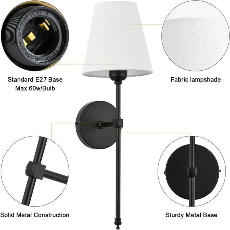 DecorBites™ Contemporary LED Wall Lamp Bathroom Mirror Bedroom Decor Sconce