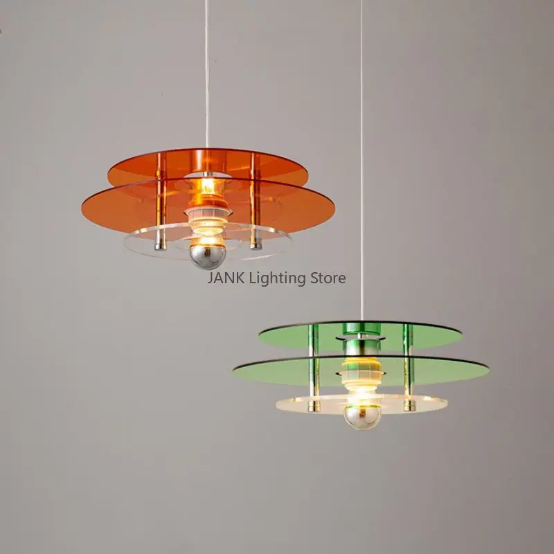DecorBites™ Bauhaus PH UFO Pendant Acrylic Chandelier with LED Lights