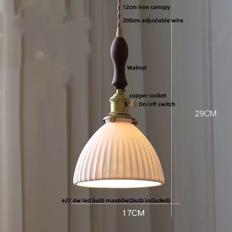 DecorBites™ Ceramic LED Pendant Lights Modern Nordic Indoor Hanging Lamp