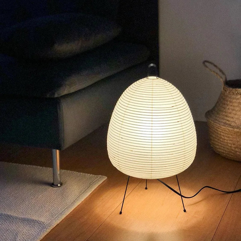 DecorBites™ Japanese Rice Paper Lantern LED Table Lamp Floor Lamps for Creative Home Decor