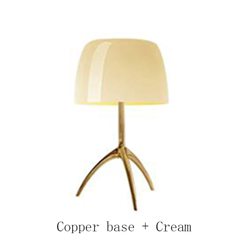 DecorBites™ Lumiere Piccola Chrome Table Lamp Simple Bedroom Bedside Coffee Tables LED Light