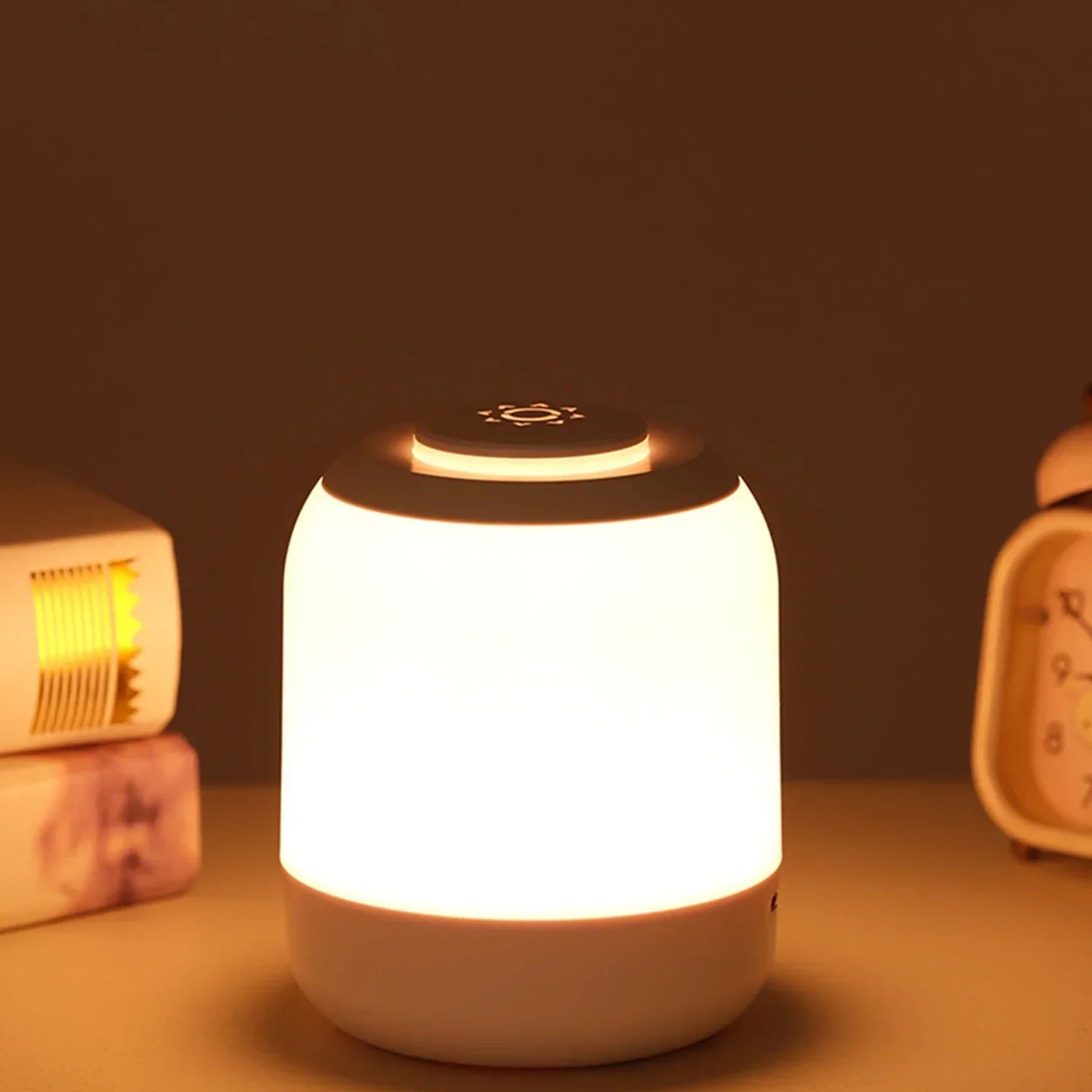 DecorBites™ LED Touch Night Light Baby Sleeping Lamp with 3-Color Dimming