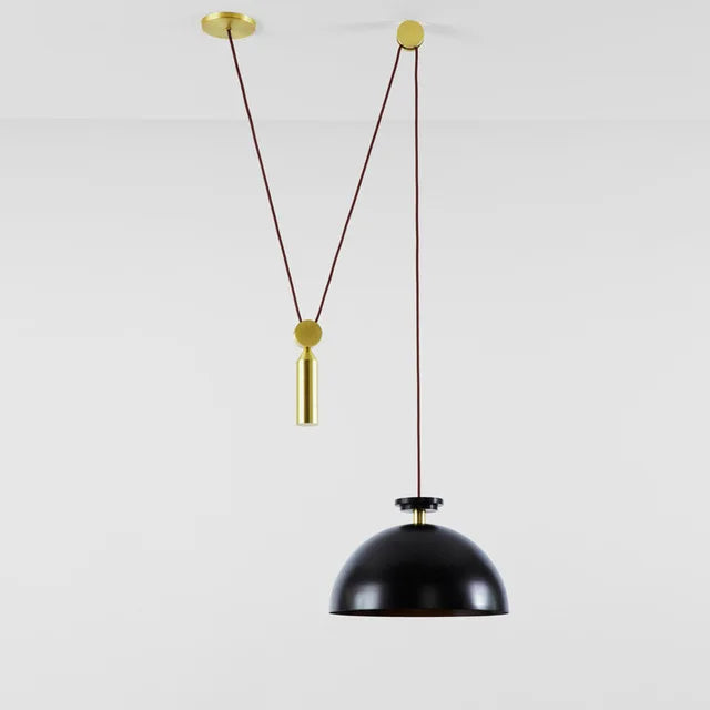 DecorBites™ Glass Chandelier: Adjustable Shape, LED Decorative Lamps for Restaurant, Bedroom, Bar.