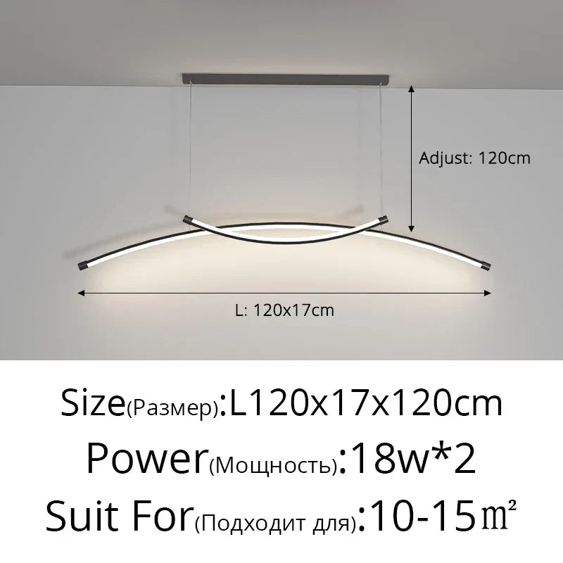 DecorBites™ LED Ceiling Lights White Black Infinite Dimming Home Lighting Fixtures