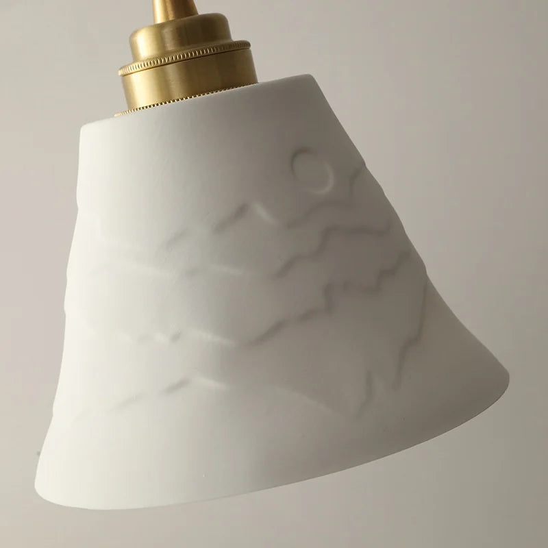 DecorBites™ Ceramic LED Pendant Lamp: Adjustable Modern Hanging Light for Kitchen, Dining Room, Bar