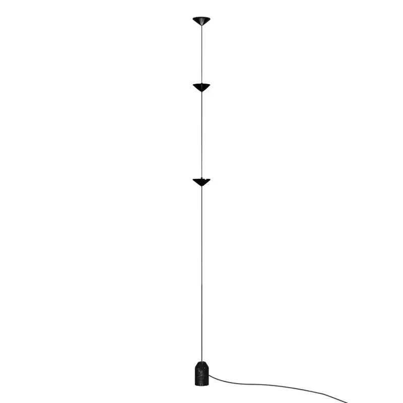 DecorBites™ Cone Design Art Iron Hanging Cable Floor Lamp