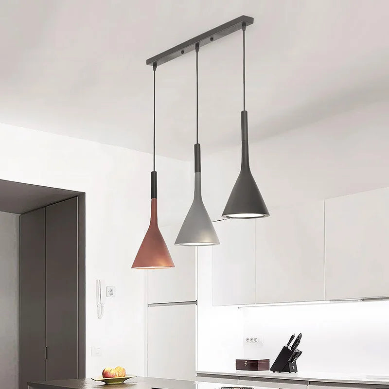DecorBites™ LED Chandeliers: 3 Pendant Lights Kitchen Dining Room Art Decor Hanging Lamp