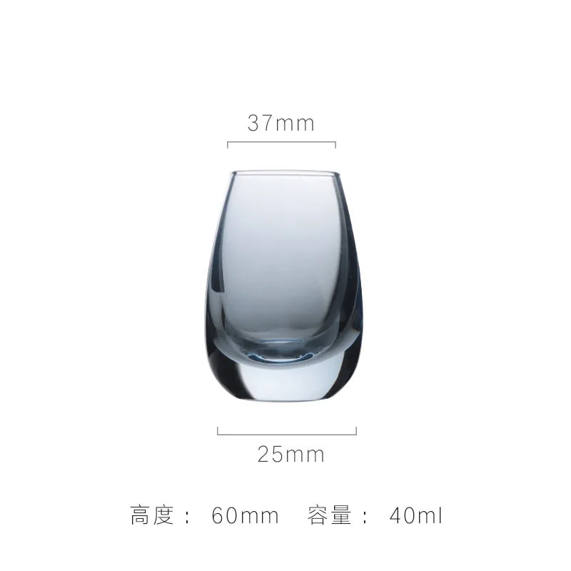 DecorBites™ Glass Wine Pot Ice Jug Sake Cup Whiskey Dispenser Creative Decanter