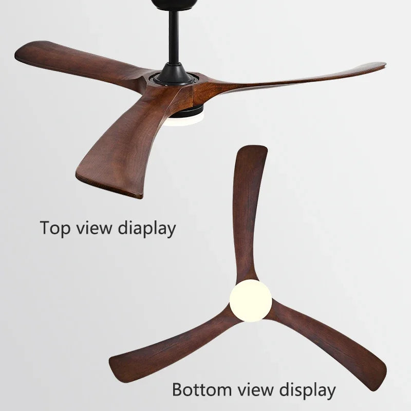 DecorBites™ 70" Luxury Wooden Ceiling Fan with Reversible Motor for Year-Round Comfort
