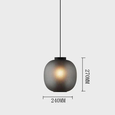 DecorBites™ Black Glass Ball Nordic Design LED Table Light for Bedroom and Living Room