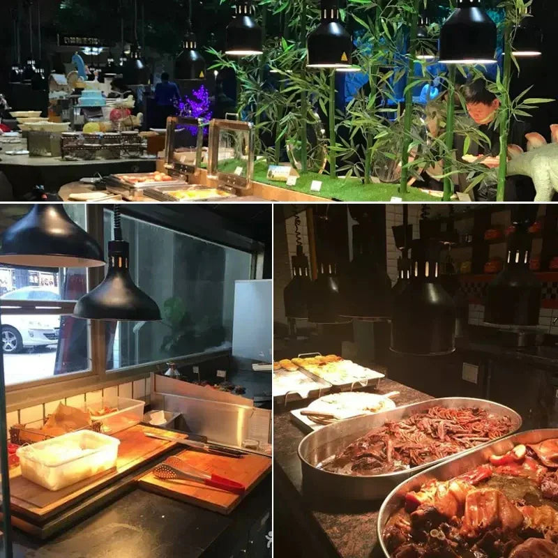 DecorBites™ 275W Electric Food Heat Preservation Lamp for Kitchen Restaurant Buffet