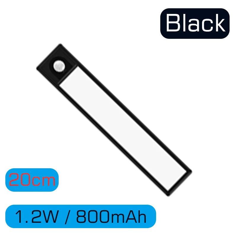 DecorBites™ LED Cabinet Light Bar Motion Sensor Magnet Lamp Wardrobe Kitchen