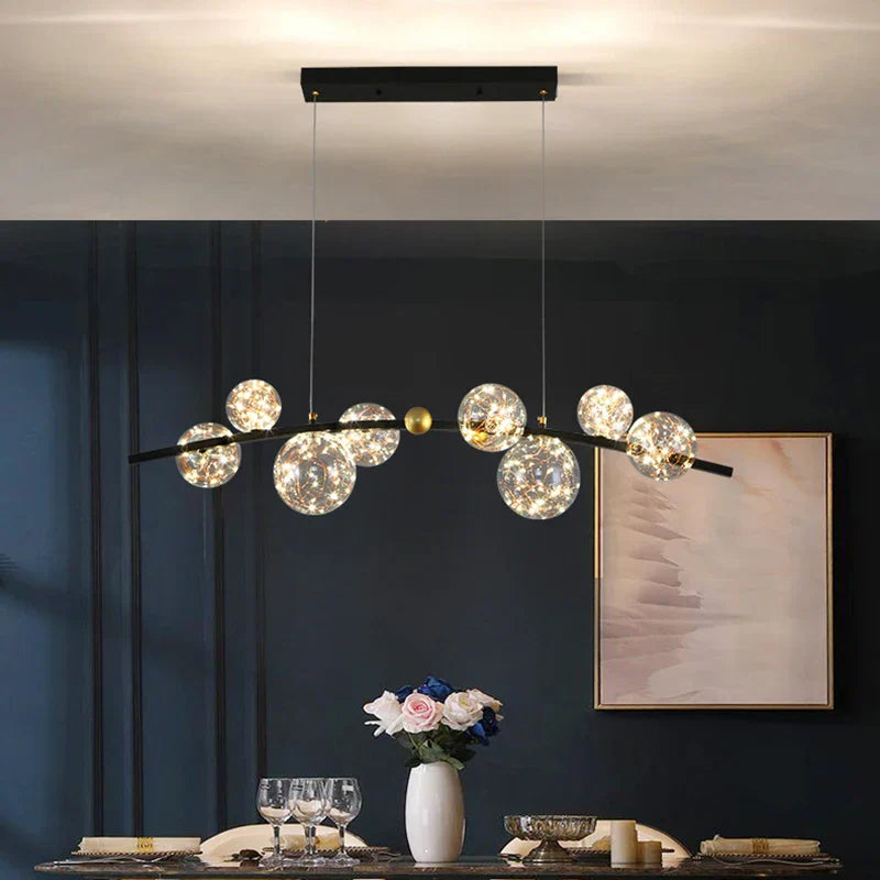 DecorBites™ LED Chandelier: Luxury Interior Lighting for Modern Living, Kitchen, or Dining Room