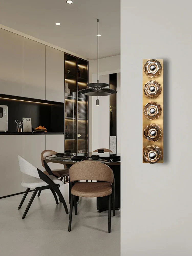 DecorBites™ Crystal Luxury Wall Lamp for Modern TV Background and Living Room Décor