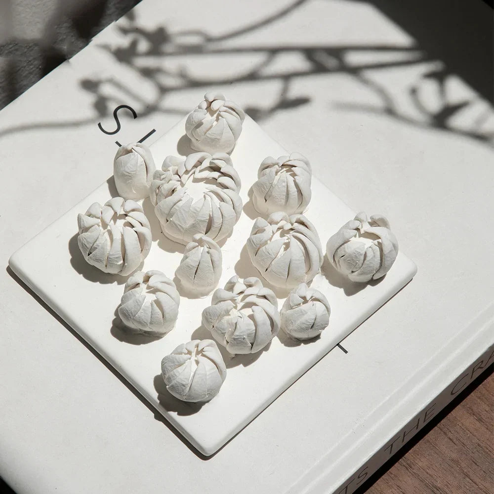 DecorBites™ Bud Shape 3D Ceramic Wall Décor Pendant for Room Decoration