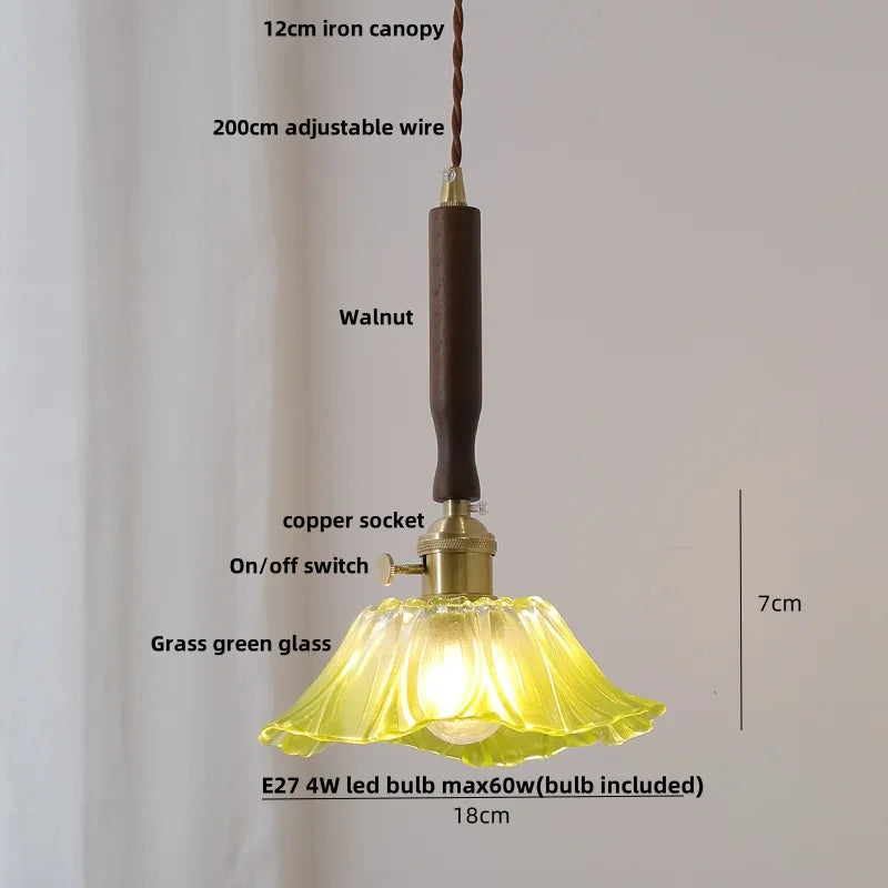 DecorBites™ Ceramic LED Pendant Light with Adjustable Wire, Modern Nordic Design