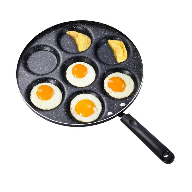 DecorBites™ Breakfast Egg Pan Non-stick Durable Cookware Holes Frying Pans Pancake Maker