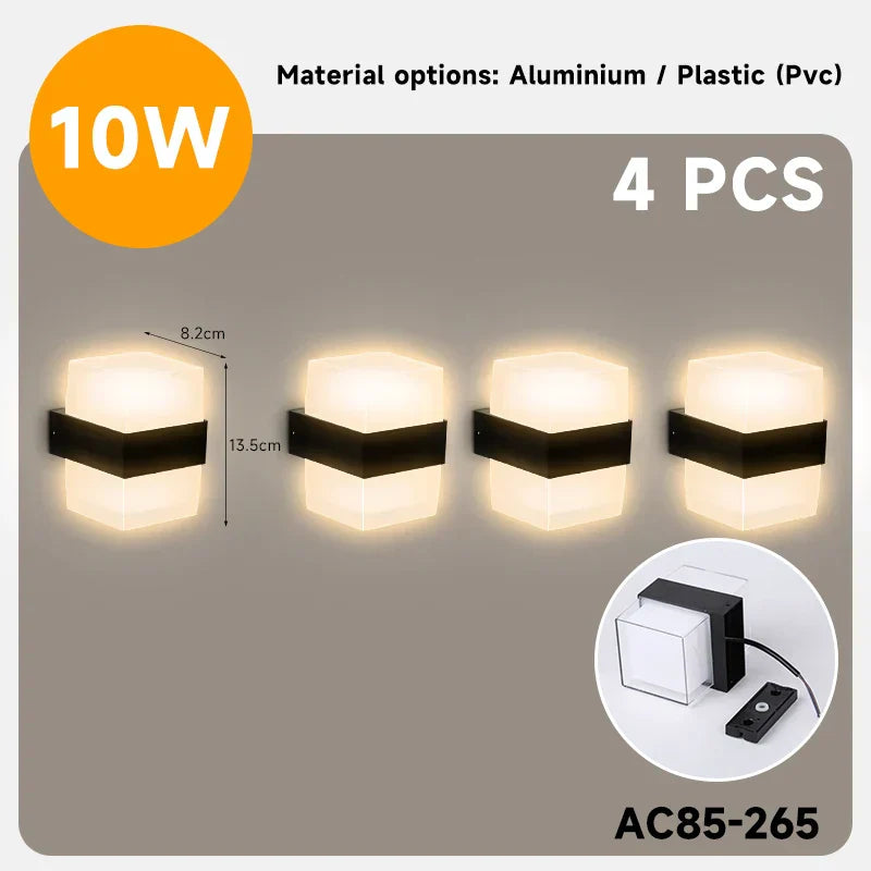 DecorBites™ Acrylic LED Wall Light for Home Decoration Luxury Mood Light
